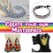 9600pcs Tube Beads Kit Glass Bugle Seed Beads Small Craft Beads for DIY Bracelet Necklaces Crafting Jewelry Making Supplies with Two Crystal String (7mm, 400 Per Color, 24 Colors)